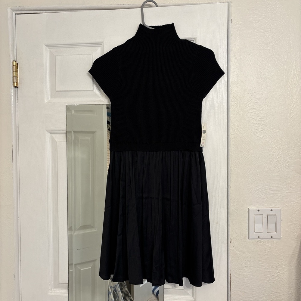 Anthropologie Thea Short Sleeve Twofer Dress Small Petite